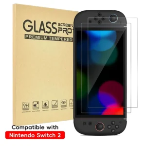 Film de protection en verre trempé anti-rayures pour Nintendo Switch 2