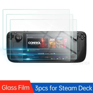 Film de protection en verre trempé anti-rayures pour Steam Deck - 3 pcs